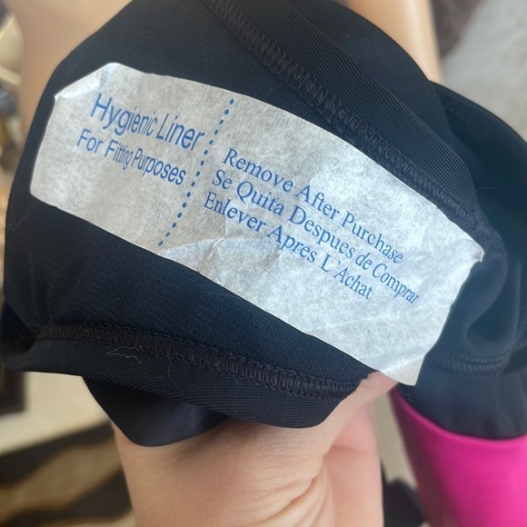 Brand New Nike Black & Pink Racerback One-Piece Sport Colorblock Swimsuit - Picture 13 of 14